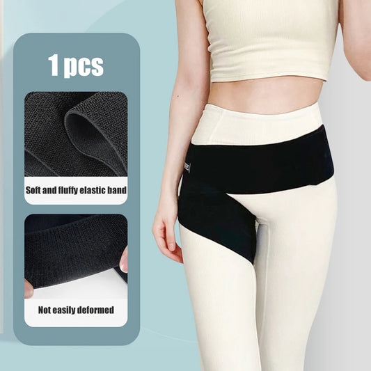 Hip Brace Sciatica - Groin Wrap for Pain Relief Thigh Compression Sleeve - Support for Hip Flexor Arthritis for Pulled Muscles